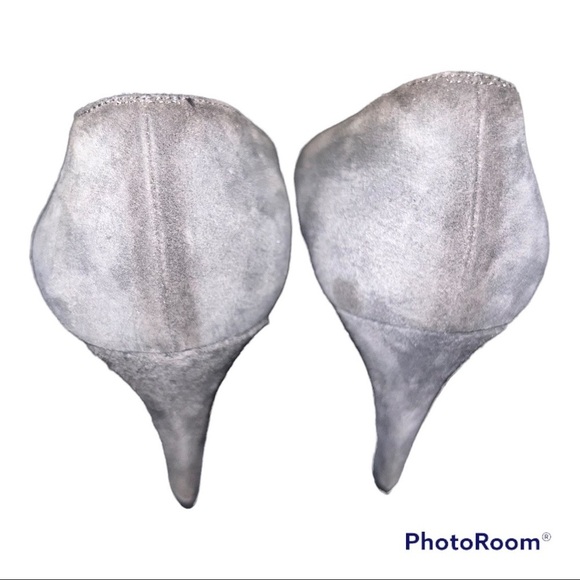 Vintage YSL Suede Colorblock Pumps Heels - Picture 7 of 10